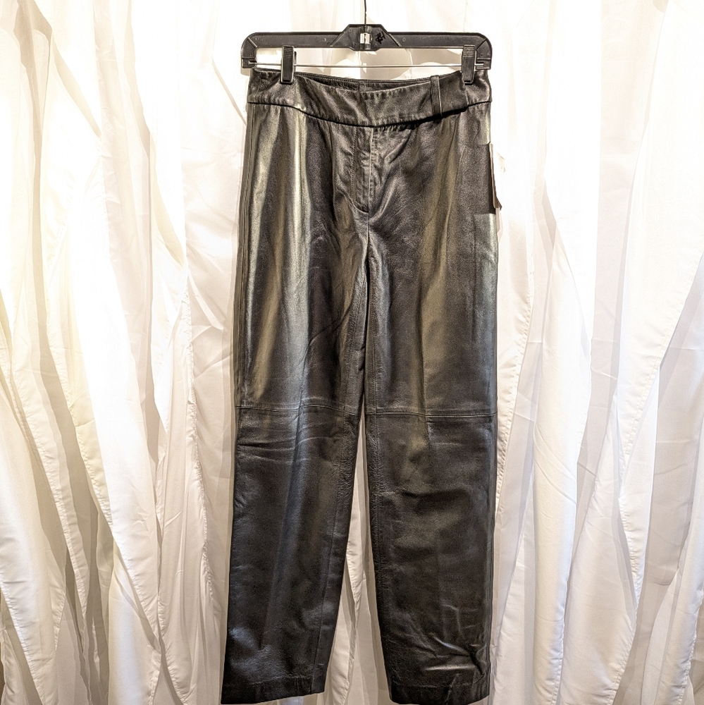 A7 Liz Claiborne Leather Pants Sz 4 NWT